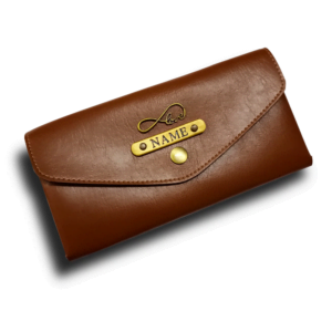 Personalised Women’s Wallet – Tan Brown