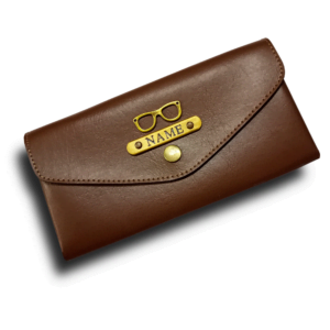 Personalised Women’s Wallet – Dark Brown