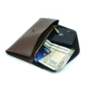 Personalised Women’s Wallet – Dark Brown