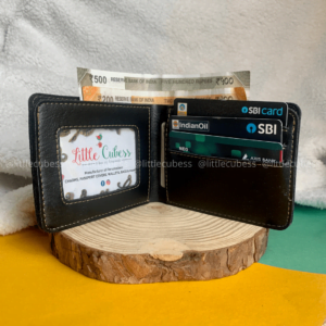 Personalised Men’s Wallet – Black