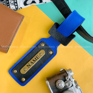 Personalised Luggage/Baggage Tag – Royal Blue (Pack of 2)