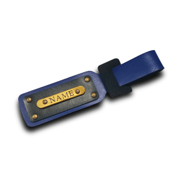 Personalised Luggage/Baggage Tag - Royal Blue (Pack of 2)