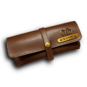 Personalised Sunglass Cover – Dark Brown