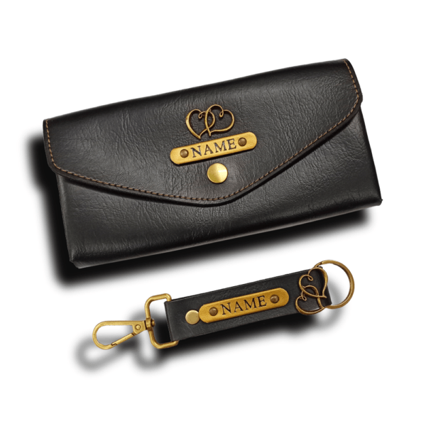 Ladies Wallet & Keychain 2 side Combo - Image 6