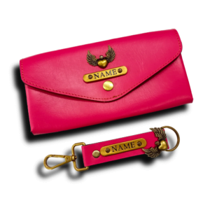 Ladies Wallet & Keychain 2 side Combo