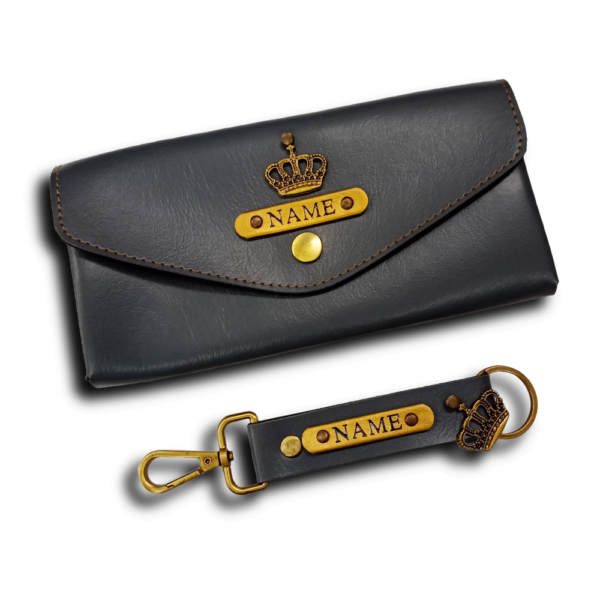 Ladies Wallet & Keychain 2 side Combo - Image 8