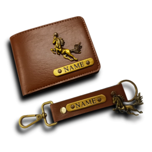 Men’s Wallet & Keychain 2 Sided Combo