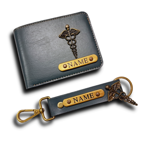 Men's Wallet & Keychain 2 Sided Combo - Image 6