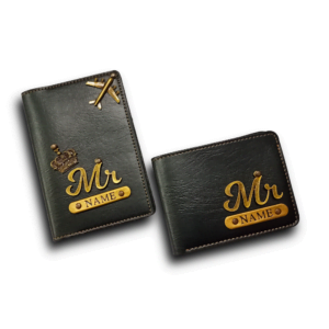 Passport Cover & Men’s Wallet Combo