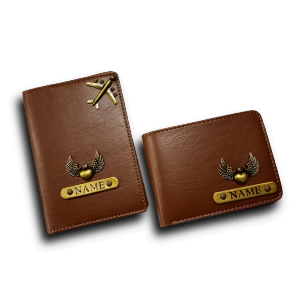 Passport Cover & Men's Wallet Combo - Image 2