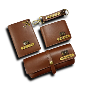 Passport cover & Men’s wallet & Keychain 2 sided & Sunglass cover Combo