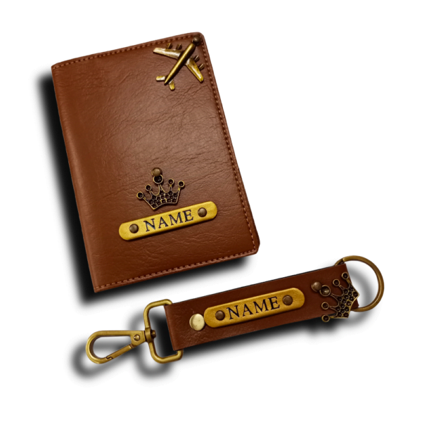 Passport Cover & Keychain 2 Sided Combo - Image 2